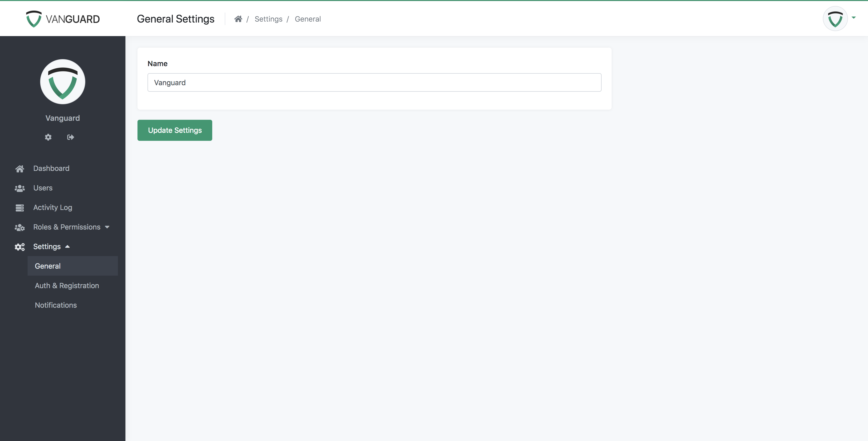 Portal - General Settings